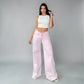 ROSE — JEAN ROSADO WIDE LEG