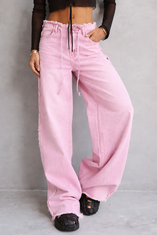 ROSE — JEAN ROSADO WIDE LEG