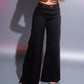 GLOW NOIR — JEAN WIDE LEG CON BRILLOS